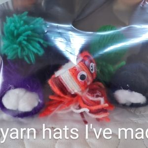 Yarn hats are a fun project to make